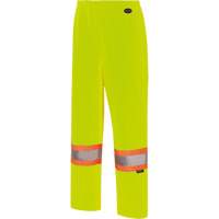 5629W Women's Waterproof Bib Pants, Polyester/Polyurethane, X-Small, High Visibility Lime-Yellow Pronet Distribution