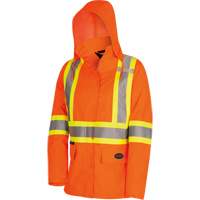 5626W The Rock Women's 300D  Quilted Safety Parka, Polyester/Polyurethane, High Visibility Orange, X-Small Pronet Distribution