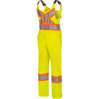 6000W Combinaison de s&eacute;curit&eacute; routi&egrave;re haute visibilit&eacute; pour femmes, Polyester, T-petit, Jaune lime haute visibilit&eacute; Pronet Distribution