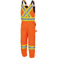 5040 Combinaisons de s&eacute;curit&eacute; matelass&eacute;e imperm&eacute;able, Polyester, Petit, Orange haute visibilit&eacute; Pronet Distribution