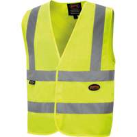 6886 High-Visibility Tricot Safety Vest, High Visibility Lime-Yellow, Small, Polyester Pronet Distribution