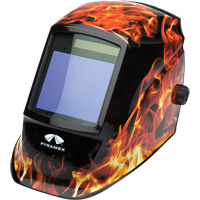 Leadhead&reg; Auto Darkening Welding Helmet, 3.8" L x 3.4" W View Area, 9 - 13 Shade Range Pronet Distribution