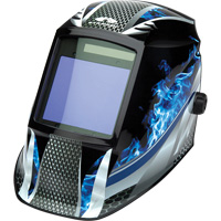 Leadhead&reg; Auto Darkening Welding Helmet, 3.8" L x 3.4" W View Area, 9 - 13 Shade Range Pronet Distribution
