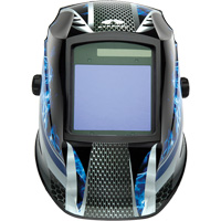 Leadhead&reg; Auto Darkening Welding Helmet, 3.8" L x 3.4" W View Area, 9 - 13 Shade Range Pronet Distribution