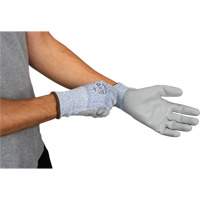 Eco-Friendly Stretch Cut-Resistant Gloves, Size 9, 13 Gauge, Polyurethane Coated, HPPE/RPET Shell, ASTM ANSI Level A2 Pronet Distribution