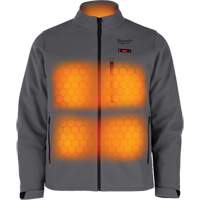 M12 Heated Toughshell Jacket (Jacket Only), Men's, Medium, Grey Pronet Distribution