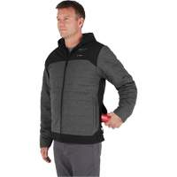 M12 Heated Quietshell Jacket with Battery, Men's, Small, Grey Pronet Distribution