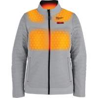 M12 Heated Axis Jacket with Battery, Women's, Small, Grey Pronet Distribution
