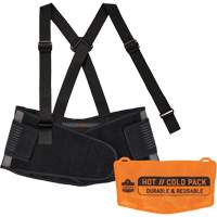 Proflex 1675 Back Support Brace with Cooling/Warming Pack, Spandex, X-Small Pronet Distribution