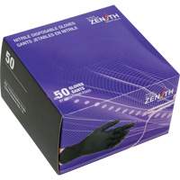 Emballages de gants jetables pour machine distributrice, Petit, Nitrile, 5 mils, Sans poudre, Noir, Classe 2 Pronet Distribution