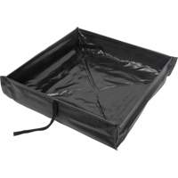 Berme de confinement des d&eacute;versements repliable &agrave; rouler, Capacit&eacute; 60 gal. US, 4' la x 4' lo x 6" h Pronet Distribution