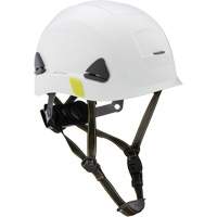 Casque de s&eacute;curit&eacute; d'escalade Fibre Metal, R&eacute;pond aux normes CSA type 2, Suspension Rochet, Non ventil&eacute; Pronet Distribution