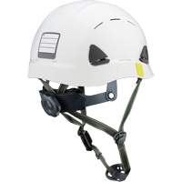 Casque de s&eacute;curit&eacute; d'escalade Fibre Metal, R&eacute;pond aux normes CSA type 2, Suspension Rochet, Ventil&eacute; Pronet Distribution