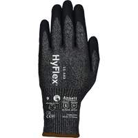 Gants r&eacute;sistants &agrave; la coupe HYFLEX 11-543, Taille 6, Calibre 13, Rev&ecirc;tement Nitrile, Enveloppe en Nylon/Acier inoxydable/PEHP/Spandex, ASTM ANSI niveau A7/EN 388 niveau F Pronet Distribution