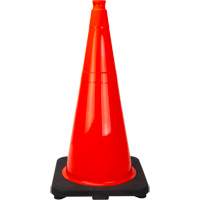 C&ocirc;ne de signalisation de premi&egrave;re qualit&eacute;, 28", Orange Pronet Distribution