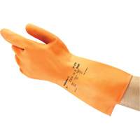 Gants ALPHATEC 87-320, Taille 7, 11,8" lo, Latex de caoutchouc, Doublure en Ouat&eacute;e, 18 mils Pronet Distribution