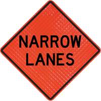 Enseigne enroulable Quadra Flex avec symbole de contr&ocirc;leur de la circulation Pronet Distribution