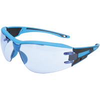 Lunettes de s&eacute;curit&eacute; sans monture Captain d&eacute;tectables par d&eacute;tecteur de m&eacute;taux, Lentille Bleu p&acirc;le, Antibu&eacute;e/Anti-&eacute;gratignures, ANSI Z87+/R&eacute;pond ou surpasse la norme CSA Z94.3 Pronet Distribution