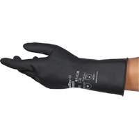 Gants r&eacute;sistants aux produits chimiques AlphaTec 87-118, Taille Petit/7, 12,6" lo, Latex de caoutchouc, Doublure en Coton, 31-mil Pronet Distribution