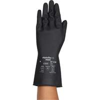 Gants r&eacute;sistants aux produits chimiques AlphaTec 87-118, Taille Petit/7, 12,6" lo, Latex de caoutchouc, Doublure en Coton, 31-mil Pronet Distribution