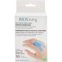 Bandages bleus, Jointures, 3", Tissu d&eacute;tectable, St&eacute;rile Pronet Distribution
