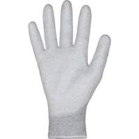 KnitActiv Electrostatic Dissipative Low-Linting White Gloves, 5, Polyurethane Coating, 13 Gauge, Nylon/Cotton Shell Pronet Distribution