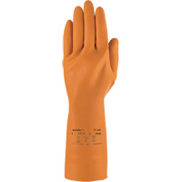 Gants robustes r&eacute;sistants aux produits chimiques AlphaTec 87-208, Taille 7, 12,8" lo, Latex de caoutchouc, Doublure en Coton/Ouat&eacute;e, 29,5 mils Pronet Distribution