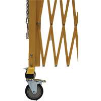 Barri&egrave;re extensible, 84" h x 20' lo, Jaune Pronet Distribution
