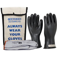 Ensemble de gants en caoutchouc pour l'&eacute;lectricit&eacute; de classe 00, 8, 11" lo, 20 cal/cm², NFPA 70E Pronet Distribution