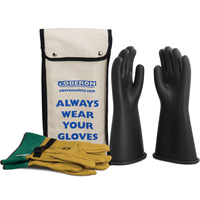 Ensemble de gants en caoutchouc pour l'&eacute;lectricit&eacute; de classe 1, 8, 14" lo, 37 cal/cm², NFPA 70E Pronet Distribution