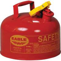 Safety Can for Flammables, Type I, Galvanized Steel, 2.5 US gal., Red, FM Approved/UL/ULC Listed Pronet Distribution