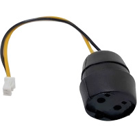 Connecteur de prise pour panneau &agrave; deux broches pour &eacute;couteurs Molex Pronet Distribution
