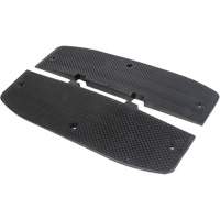 Speed Hump End Caps, Rubber, 2' L x 16" W x 1-1/4" H Pronet Distribution