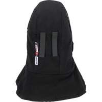 Pioneer 765A Flame-Resistant Quilted Hard Hat Liner with Long Neck & Detachable Mouthpiece, Black/Grey, Cotton/FR-Tech&reg;/Modacrylic/Nylon Pronet Distribution