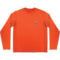 Chill-Its 6689 Cooling Long Sleeve Sun Shirt with UV Protection, Orange, Small Pronet Distribution