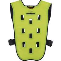 Veste de refroidissement &eacute;vaporatif Chill-Its 6685 avec fermeture &agrave; glissi&egrave;re, T-petit, Jaune lime haute visibilit&eacute; Pronet Distribution