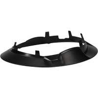 Bordure large compl&egrave;te &agrave; agrafe pour casque d'alpiniste RZRBack, blanc Pronet Distribution