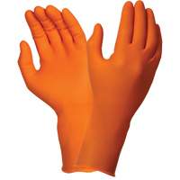 Gants jetables TOUCHNTUFF 93-800, 6,5/7, Latex/N&eacute;opr&egrave;ne/Nitrile, 23,6-mils, Sans poudre, Orange Pronet Distribution