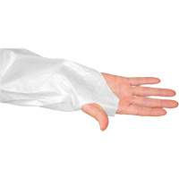 CoverMe Gown with Thumbholes, One Size, White, Polyethylene Pronet Distribution