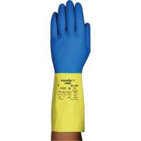 Alphatec&reg; 87-224 Chemical-Resistant Gloves, Size 10, 12.8" L, Neoprene/Rubber Latex, Cotton/Flock-Lined Inner Lining, 26.8-mil Pronet Distribution
