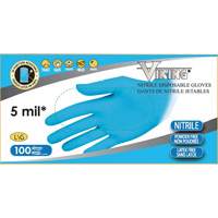 Gants jetables 34600, Petit, Nitrile, 5 mils, Sans poudre, Bleu Pronet Distribution