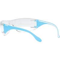 Lunettes de s&eacute;curit&eacute; bleu/blanc Adapt Lite, Lentille Transparent, Antibu&eacute;e/Anti-&eacute;gratignures, ANSI Z87+/R&eacute;pond ou surpasse la norme CSA Z94.3 Pronet Distribution