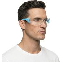 Lunettes de s&eacute;curit&eacute; bleu/blanc Adapt Lite, Lentille Transparent, Antibu&eacute;e/Anti-&eacute;gratignures, ANSI Z87+/R&eacute;pond ou surpasse la norme CSA Z94.3 Pronet Distribution