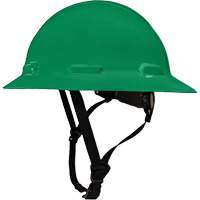 LIDGUARD&reg; Full Brim Hardhat with Chinstrap, Meets CSA Type 1, Ratchet Suspension, Vented Pronet Distribution