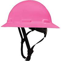 LIDGUARD&reg; Full Brim Hardhat with Chinstrap, Meets CSA Type 1, Ratchet Suspension, Vented Pronet Distribution