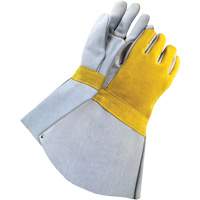 Lined Welder with 5" Cuff, Split Cowhide, Size One Size Pronet Distribution