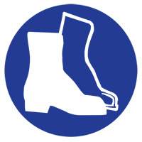 Right to Know Pictogram Labels -Boots, Vinyl, Sheet, 1" L x 1-1/8" W Pronet Distribution