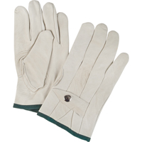 Standard-Duty Ropers Gloves, Medium, Grain Cowhide Palm Pronet Distribution