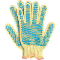 Knit Gloves with Dots, Size Small/7, 7 Gauge, PVC Coated, Kevlar&reg; Shell, ANSI/ISEA 105 Level 2 Pronet Distribution