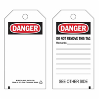 &eacute;tiquettes de s&eacute;curit&eacute; auto-plastifiantes, Polyester, 3" la x 5-3/4" h, Anglais Pronet Distribution